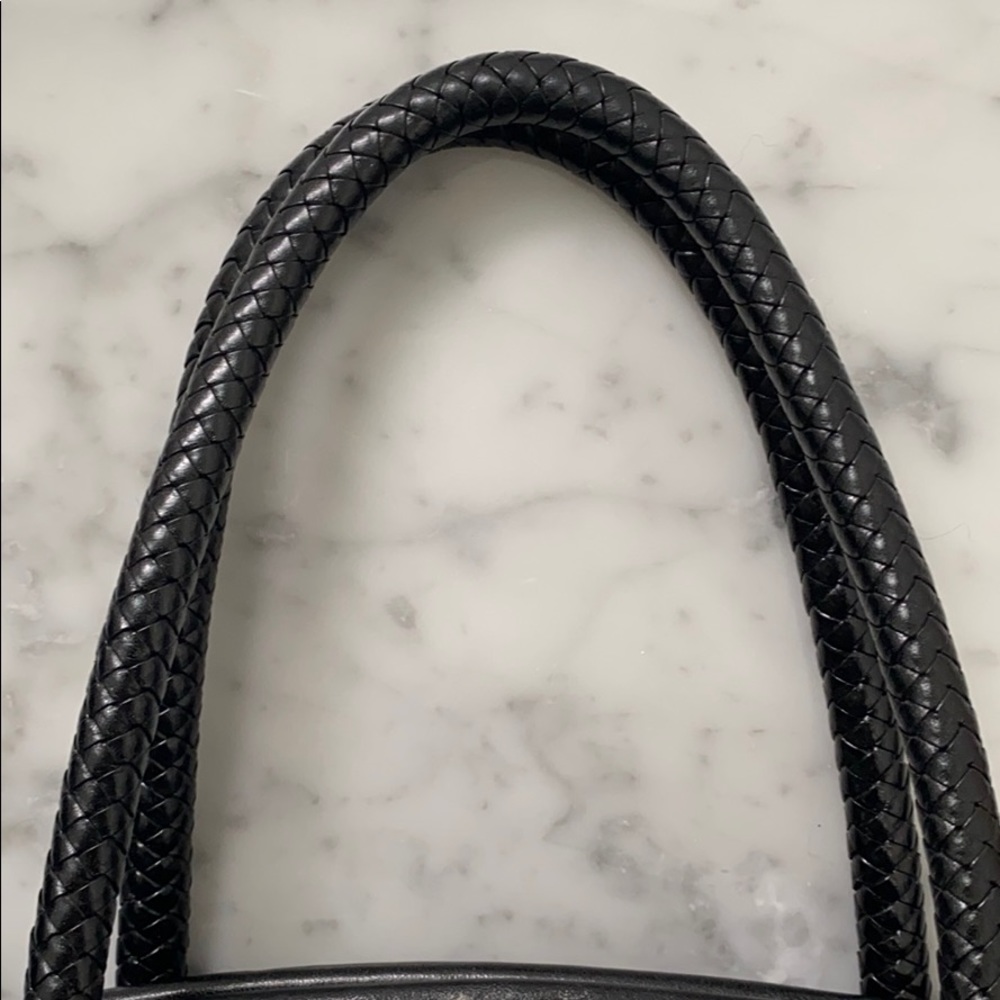 Black, leather, vintage Brighton handbag. - Picture 3 of 5